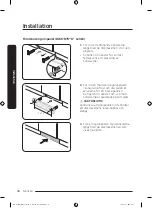 Предварительный просмотр 112 страницы Samsung DW6 R705 Series User Manual