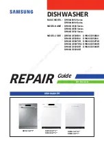 Samsung DW60A6092 Series Repair Manual preview
