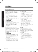 Предварительный просмотр 184 страницы Samsung DW60A804 Series User Manual