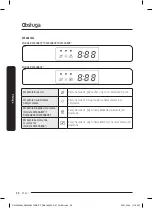 Предварительный просмотр 58 страницы Samsung DW60A8050FB User Manual