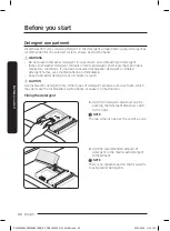 Предварительный просмотр 134 страницы Samsung DW60A8050FB User Manual