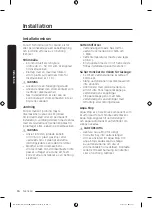 Предварительный просмотр 100 страницы Samsung DW60A807 Series Manual