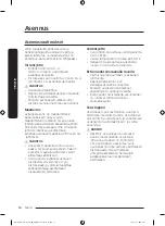 Предварительный просмотр 268 страницы Samsung DW60A807 Series Manual