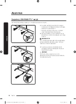 Предварительный просмотр 288 страницы Samsung DW60A807 Series Manual