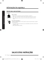 Предварительный просмотр 8 страницы Samsung DW60C7050 Series User Manual