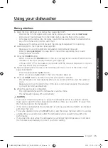 Предварительный просмотр 51 страницы Samsung DW60C7050 Series User Manual