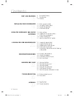 Preview for 4 page of Samsung DW60H3010FW User Manual