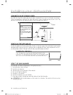 Preview for 14 page of Samsung DW60H3010FW User Manual