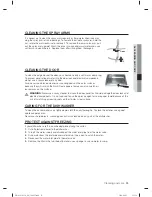 Preview for 33 page of Samsung DW60H3010FW User Manual