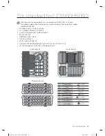 Preview for 41 page of Samsung DW60H3010FW User Manual