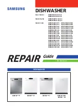 Samsung DW60H5050 Series Repair Manual preview