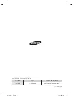 Preview for 36 page of Samsung DW60H6050FW User Manual