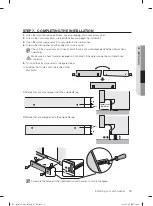 Предварительный просмотр 19 страницы Samsung DW60H9950 Series Installation Manual