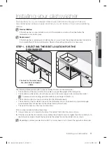 Предварительный просмотр 11 страницы Samsung DW60H9970 Series Installation Manual