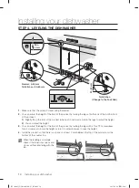 Предварительный просмотр 14 страницы Samsung DW60H9970 Series Installation Manual