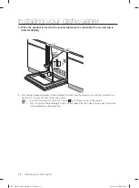 Предварительный просмотр 16 страницы Samsung DW60H9970 Series Installation Manual