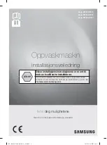 Предварительный просмотр 49 страницы Samsung DW60H9970 Series Installation Manual