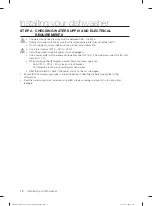 Preview for 12 page of Samsung DW60J9970 Series Installation Manual