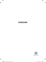 Предварительный просмотр 72 страницы Samsung DW60J9970BB Installation Manual