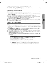 Preview for 27 page of Samsung DW60M5042 Series User Manual