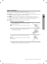 Предварительный просмотр 71 страницы Samsung DW60M5050 Series User Manual