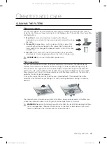 Preview for 33 page of Samsung DW60M6051 Series User Manual