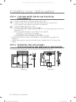 Preview for 40 page of Samsung DW60M6051 Series User Manual