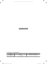 Preview for 56 page of Samsung DW60M6051 Series User Manual