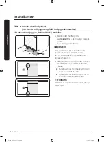 Предварительный просмотр 110 страницы Samsung DW60M9530 Series Installation Manual