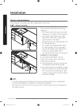 Предварительный просмотр 8 страницы Samsung DW60M9970 Series Installation Manual