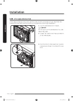 Предварительный просмотр 10 страницы Samsung DW60M9970 Series Installation Manual