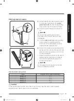 Предварительный просмотр 21 страницы Samsung DW60M9970 Series Installation Manual