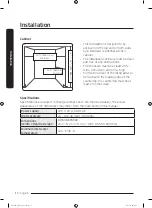 Preview for 10 page of Samsung DW60M9990AP Installation Manual