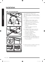 Preview for 18 page of Samsung DW60M9990AP Installation Manual