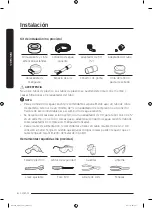 Preview for 60 page of Samsung DW60M9990AP Installation Manual