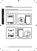 Preview for 8 page of Samsung DW60R2014 Series Installation Manual