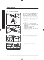 Preview for 16 page of Samsung DW60R2014 Series Installation Manual