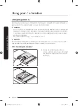 Preview for 24 page of Samsung DW80B60 Series User Manual