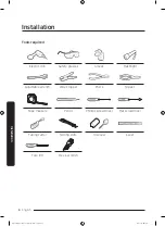 Preview for 8 page of Samsung DW80B6060UG Installation Manual