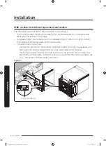 Preview for 14 page of Samsung DW80B6060UG Installation Manual