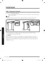 Preview for 20 page of Samsung DW80B6060UG Installation Manual