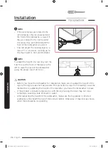 Preview for 26 page of Samsung DW80B6060UG Installation Manual