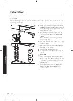 Preview for 28 page of Samsung DW80B6060UG Installation Manual