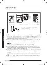 Preview for 30 page of Samsung DW80B6060UG Installation Manual