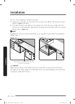 Предварительный просмотр 10 страницы Samsung DW80B6061US Installation Manual