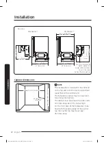 Предварительный просмотр 12 страницы Samsung DW80B6061US Installation Manual