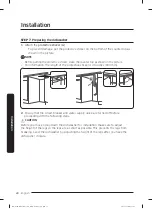 Предварительный просмотр 20 страницы Samsung DW80B6061US Installation Manual