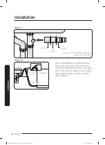 Предварительный просмотр 32 страницы Samsung DW80B6061US Installation Manual