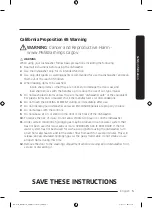 Предварительный просмотр 5 страницы Samsung DW80B7071UG/AA-00 User Manual