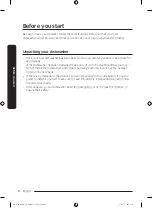 Предварительный просмотр 8 страницы Samsung DW80B7071UG/AA-00 User Manual